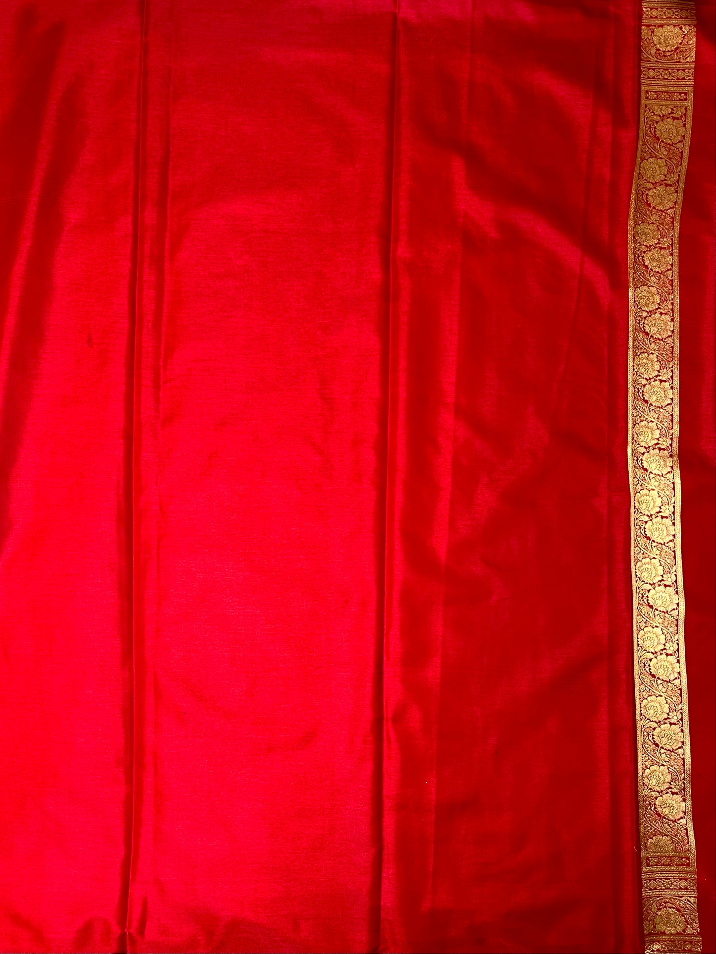 Pink Katan Banarasi Saree with Silver Zari Floral Weaving And Grand Pallu B0509ds