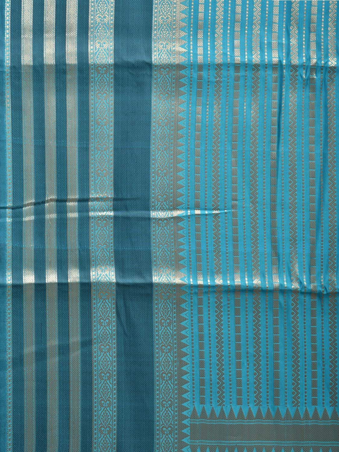 Kanchi Art Silk Saree with Zari Stripes Design at0028