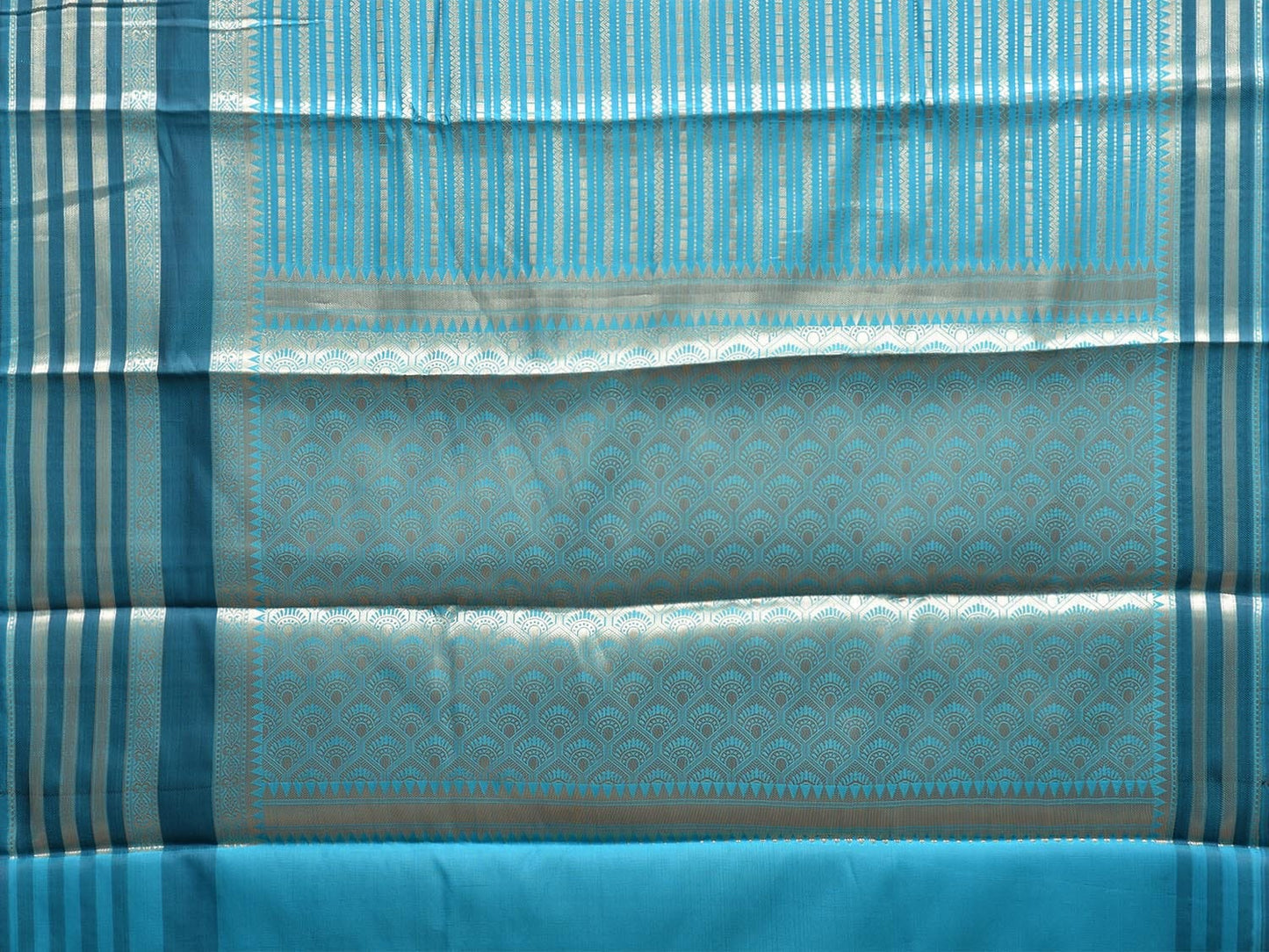 Kanchi Art Silk Saree with Zari Stripes Design at0028