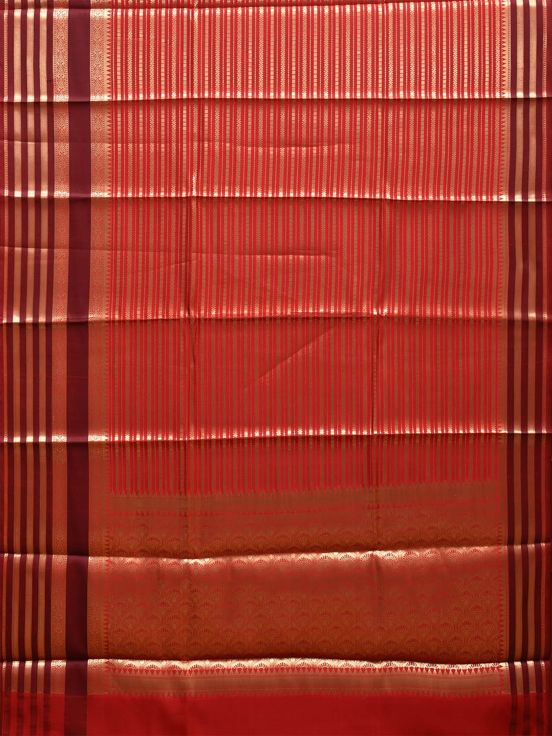 Kanchi Art Silk Saree with Zari Stripes Design at0029