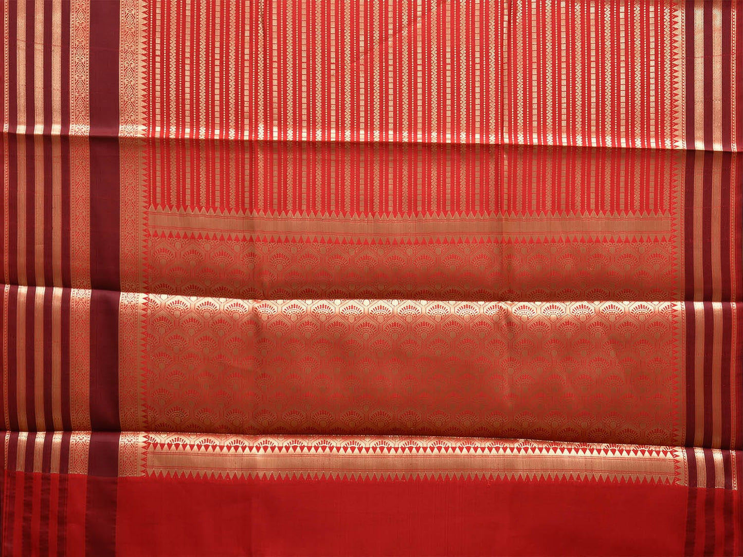 Kanchi Art Silk Saree with Zari Stripes Design at0029