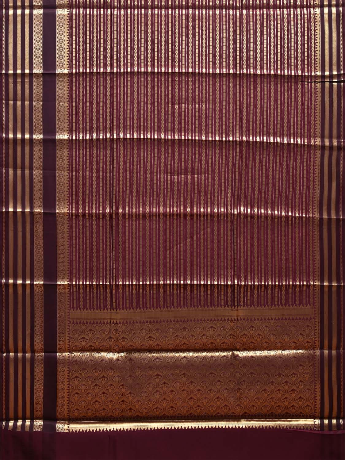 Kanchi Art Silk Saree with Zari Stripes Design at0031