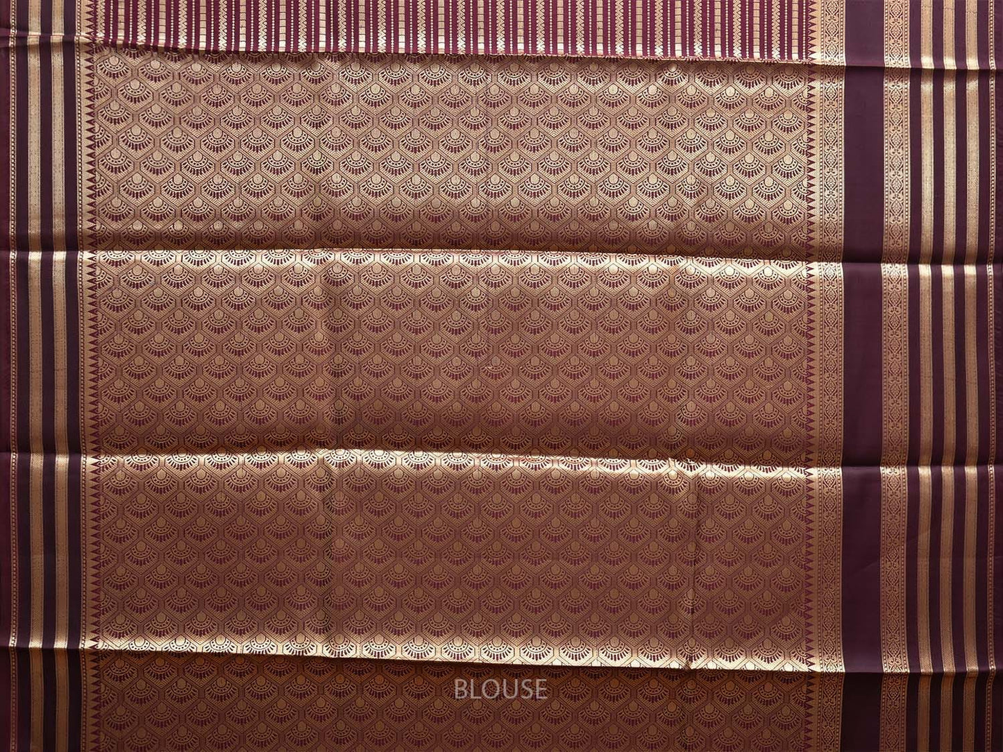 Kanchi Art Silk Saree with Zari Stripes Design at0031