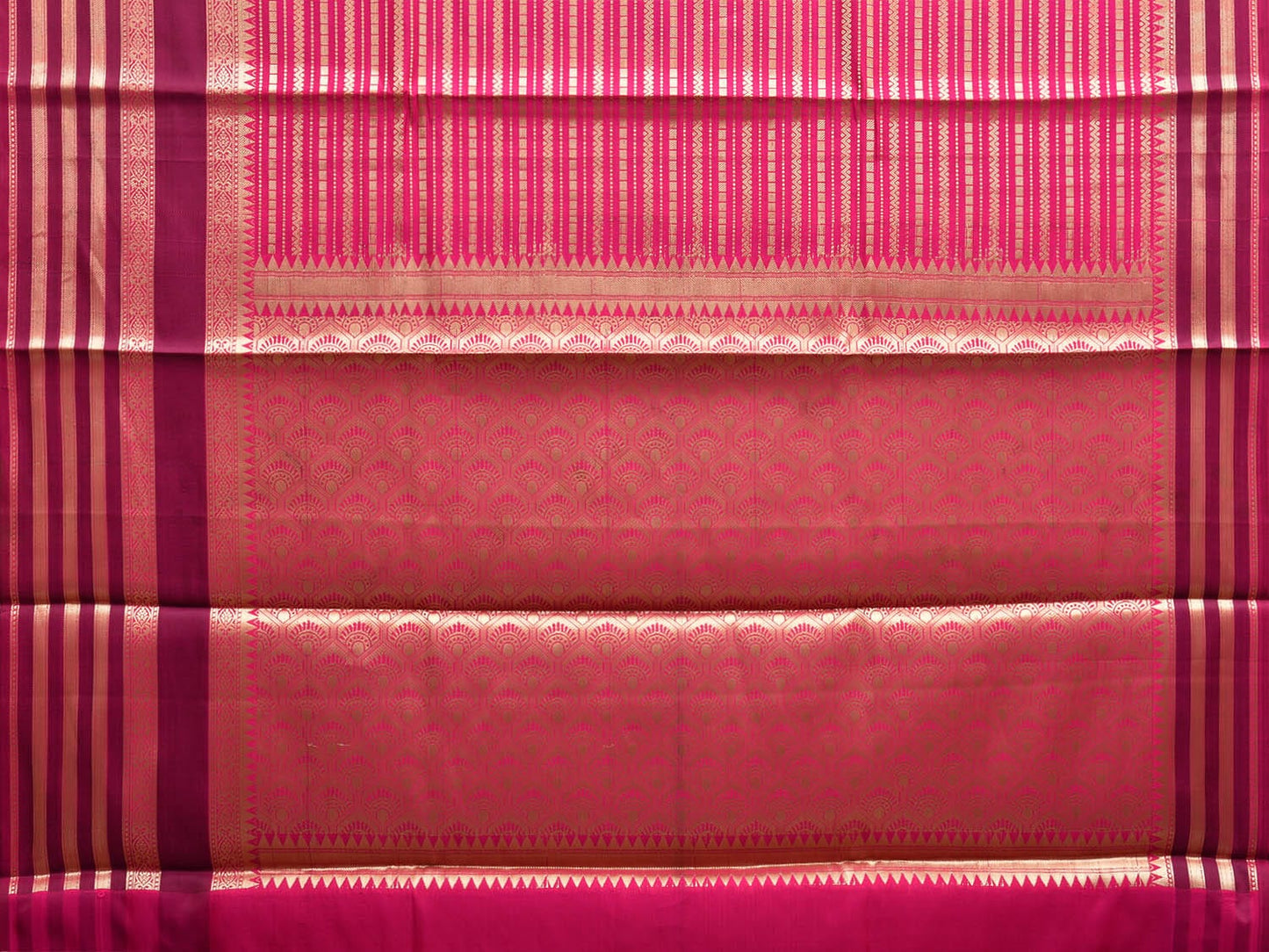 Kanchi Art Silk Saree with Zari Stripes Design at0027