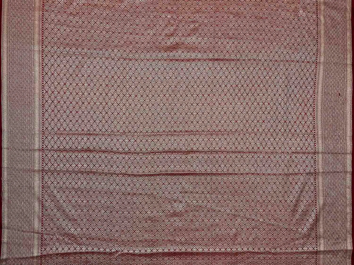 Brown Crush Tissue Jaali Gulbagh Design b0030ds