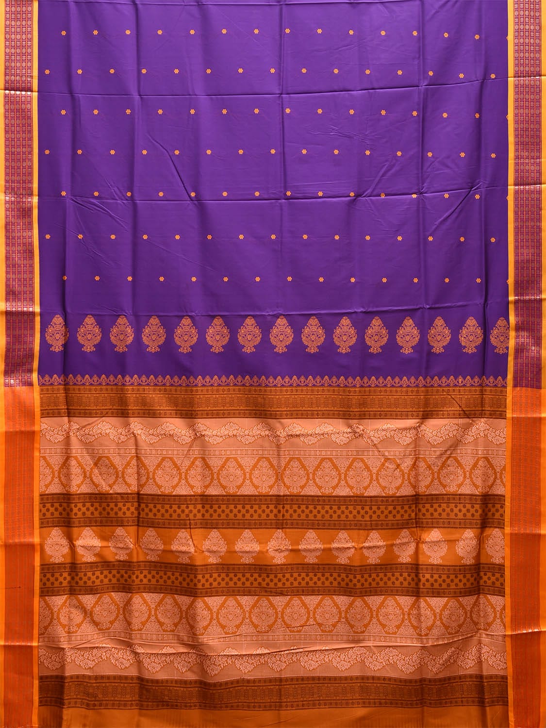 Sambalpuri Viscose Silk Saree with Thread Border Design at0046