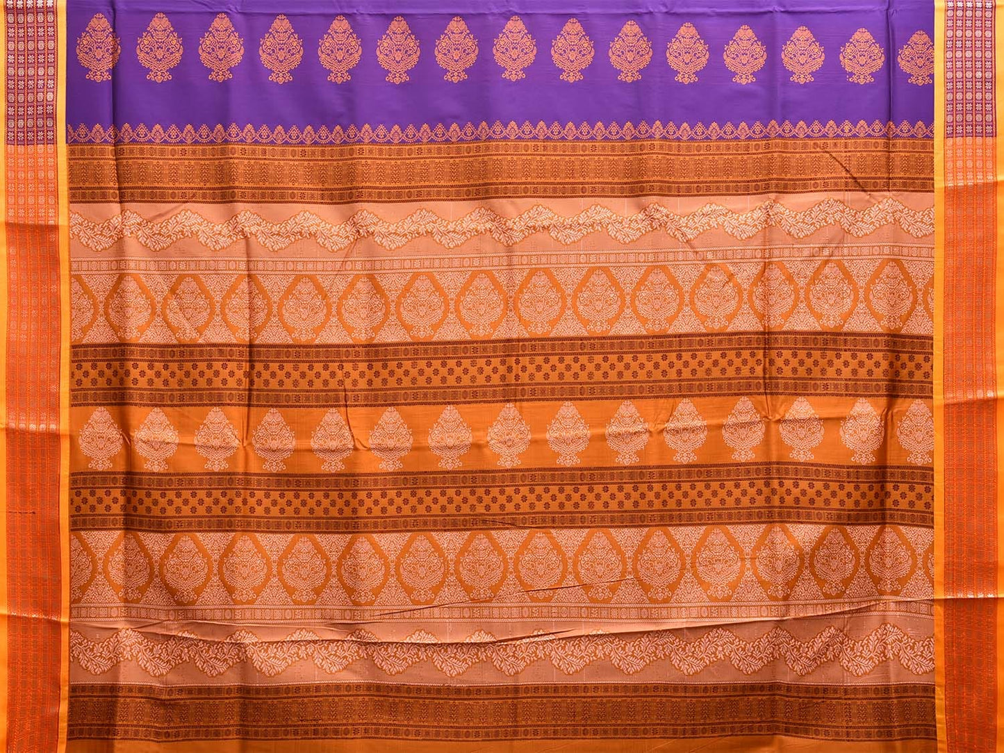 Sambalpuri Viscose Silk Saree with Thread Border Design at0046