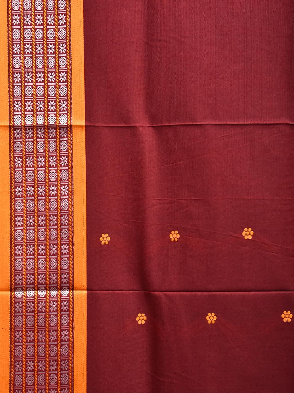 Sambalpuri Viscose Silk Saree with Thread Border Design at0047