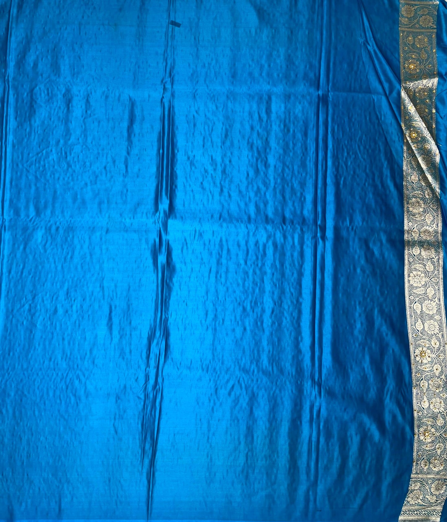 Banaras Katan Silk Saree with Body Butti and Stone Work Design b0128ds