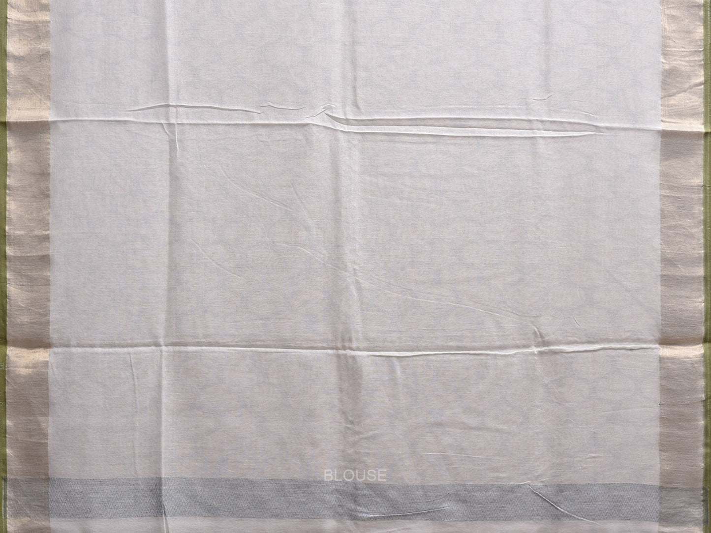 White Banaras Cut Work Cotton Saree with All Over Grill Design b0299
