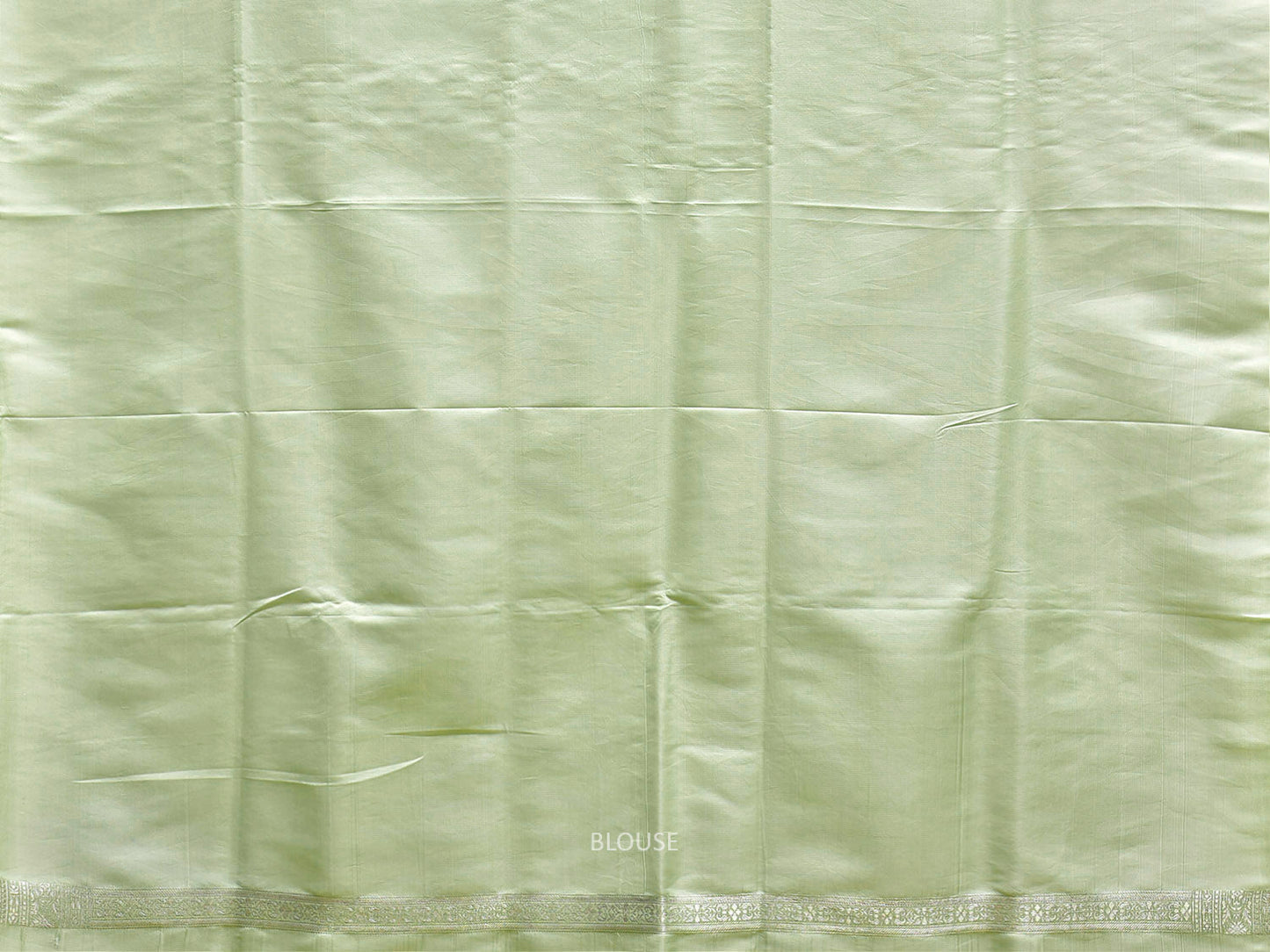 Light Green Banaras Katan Saree with All Over Tissue Brocade Design b0331