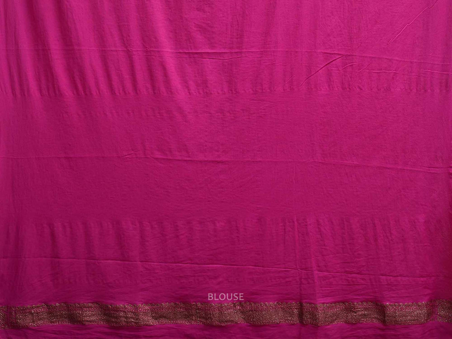 Pink Banaras Georgette Saree with Pallu and Border Design b0339