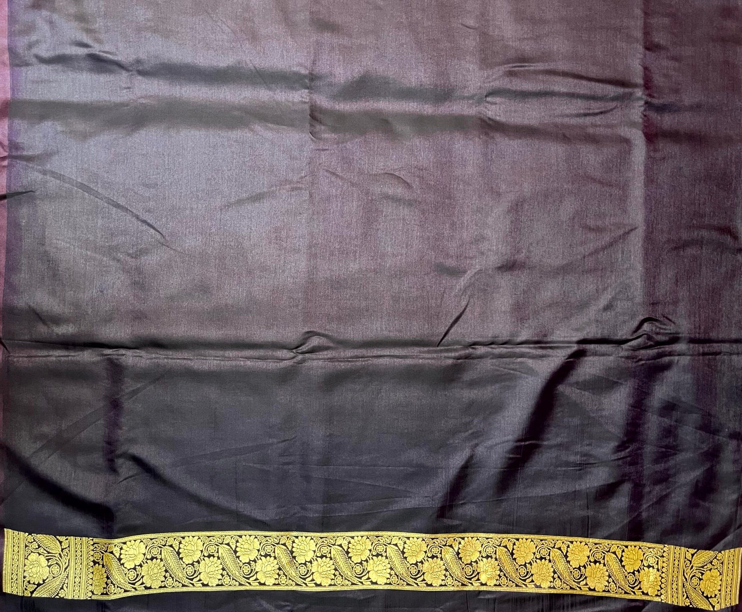 Royal Blue Banaras Katan Silk Saree with Body Butti Design b0476ds