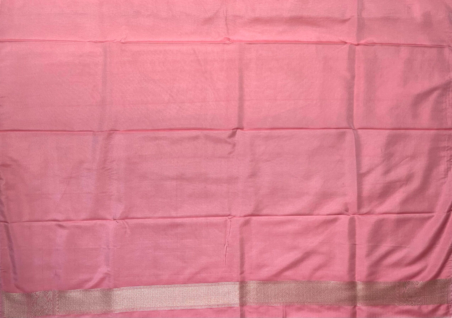 Light Pink Banaras Allover Brocade Saree with Border and Pallu Design b0495ds