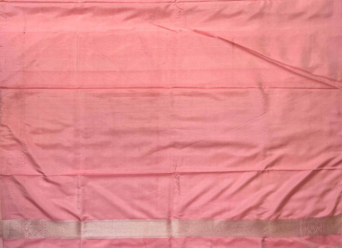 Pink Banaras Allover Brocade Saree with Border and Pallu Design b0497ds