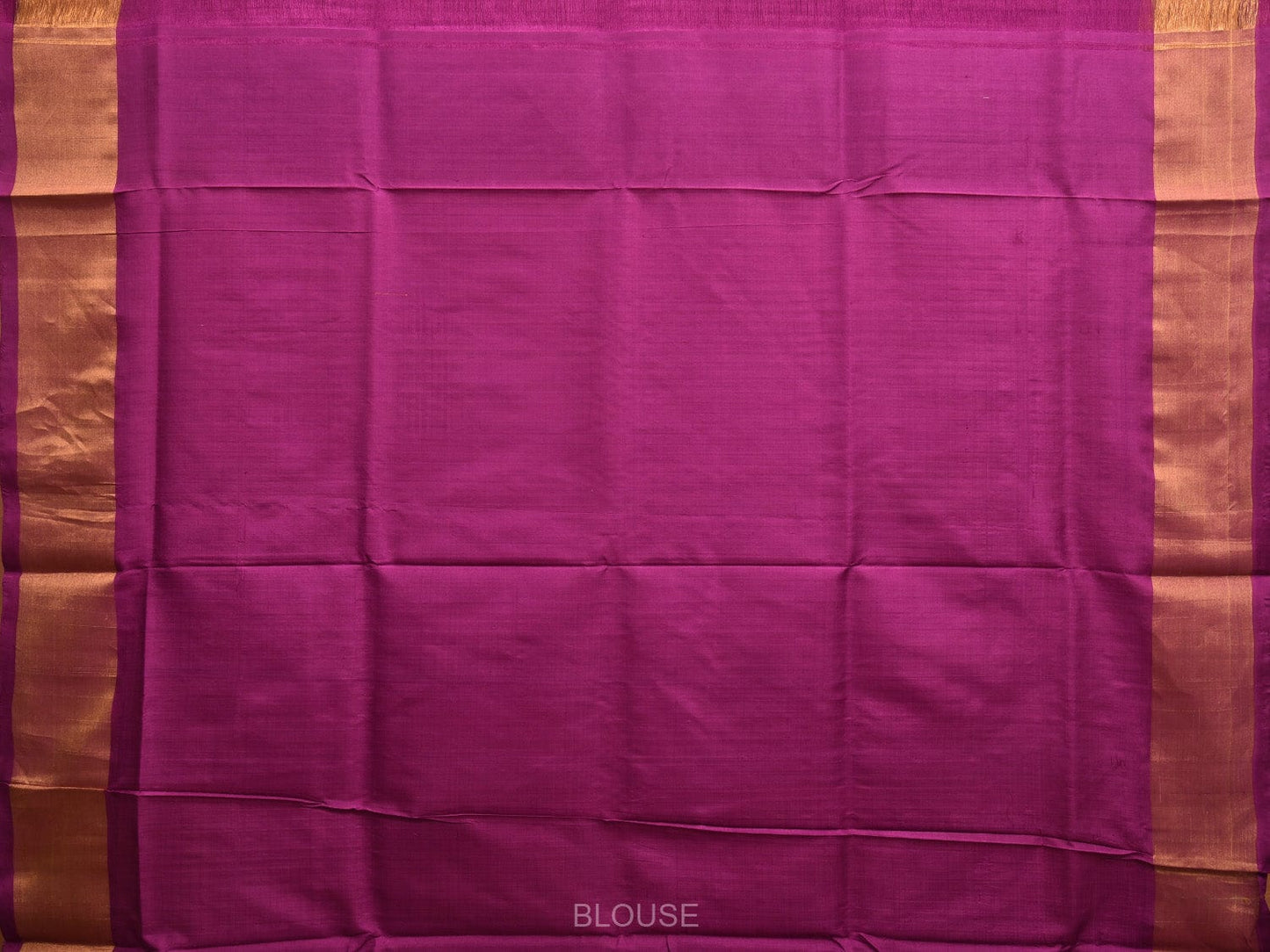 Baby Pink and Purple Uppada Plain Silk Handloom Saree with Buta and Contrast Pallu Design u2243