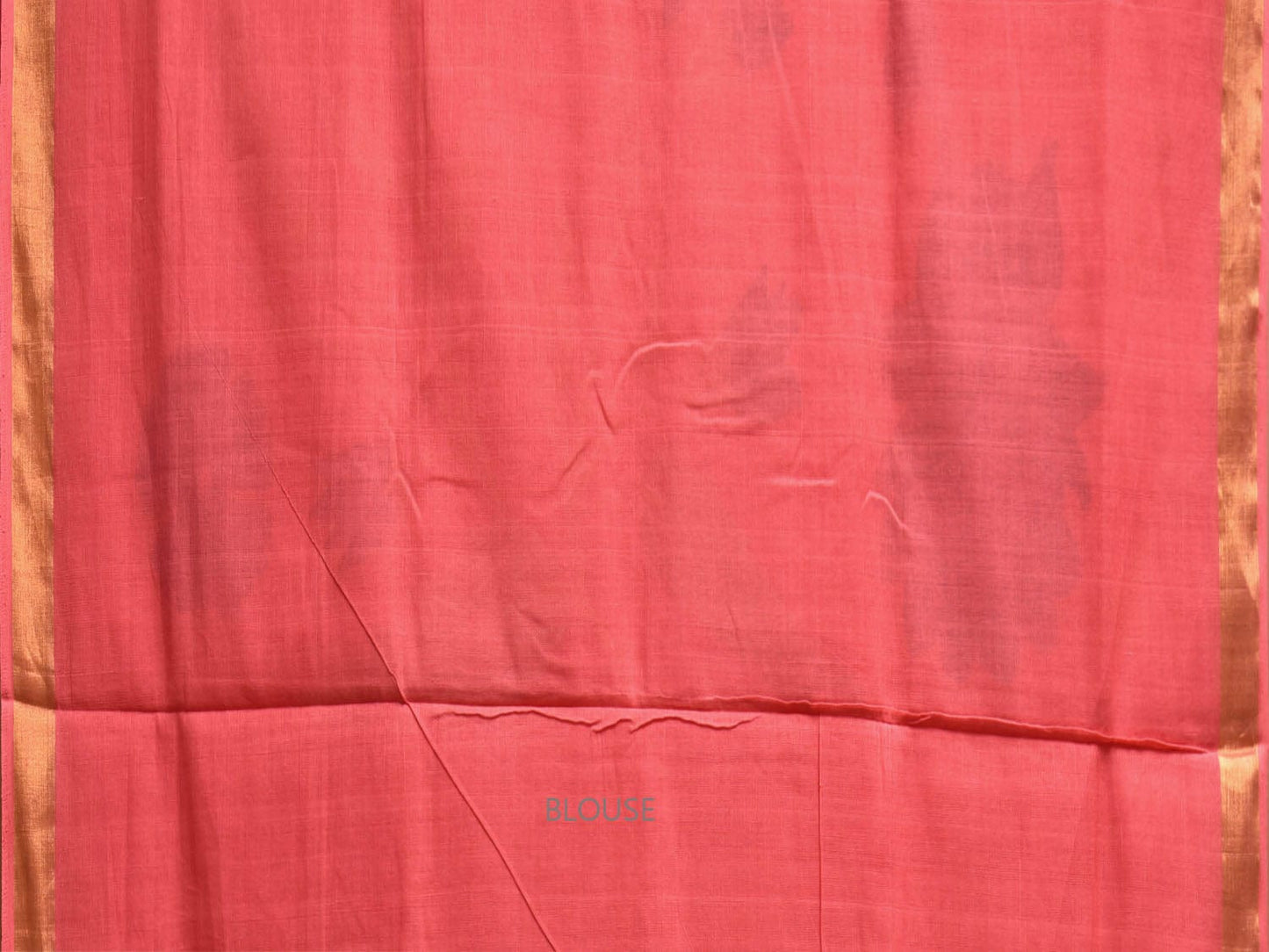 Baby Pink Khadi Cotton Handloom Saree with Big Floral Pallu Design kh0705