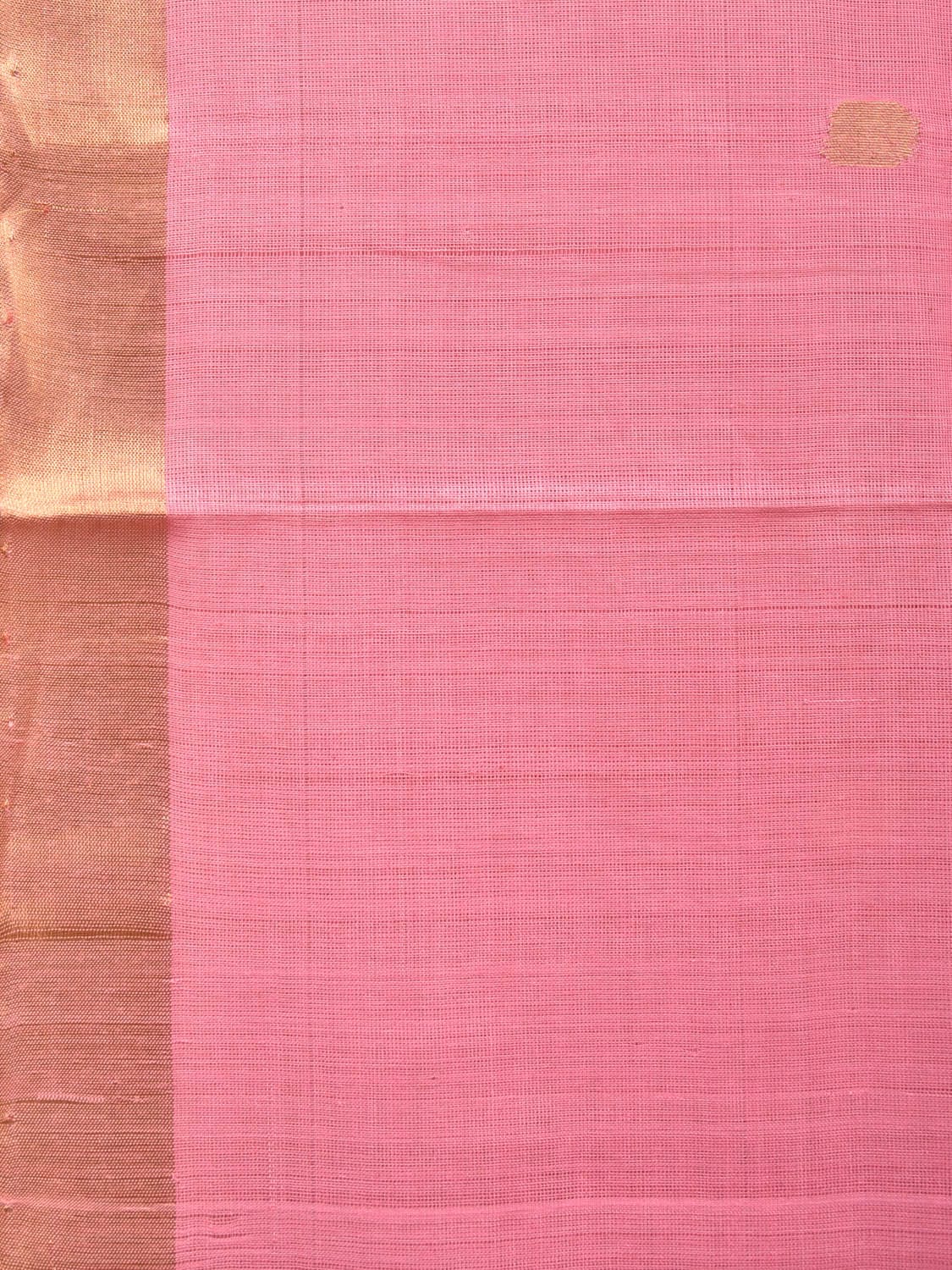 Baby Pink Khadi Cotton Handloom Saree with Mango Pallu Design kh0643