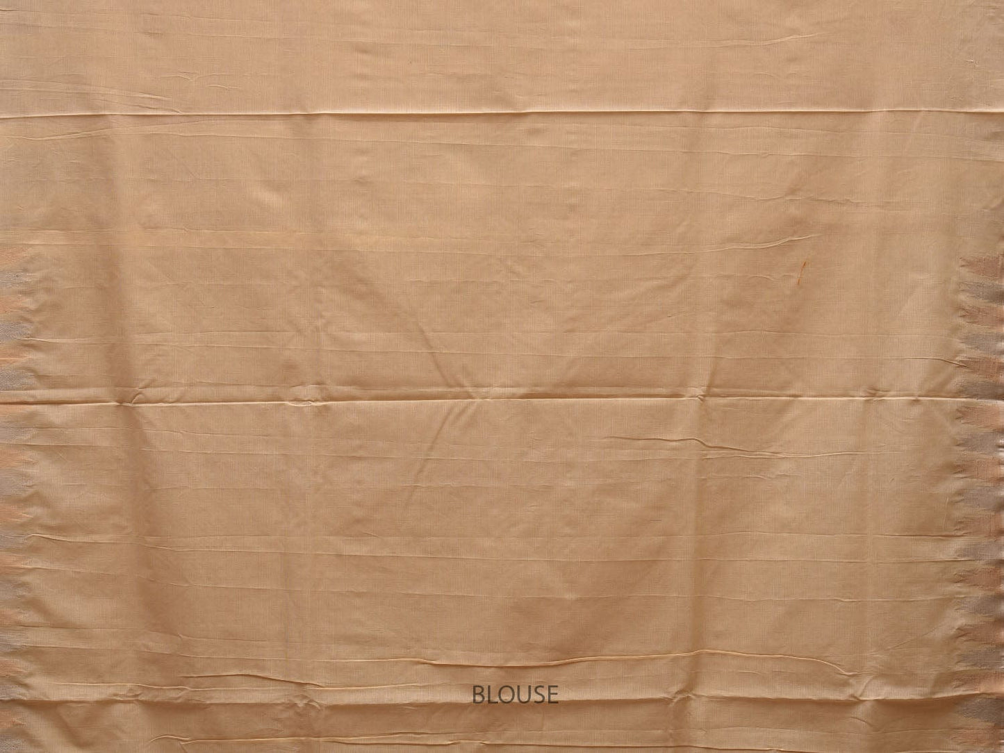 Beige Khadi Cotton Handloom Saree with Temple Border Design kh0543