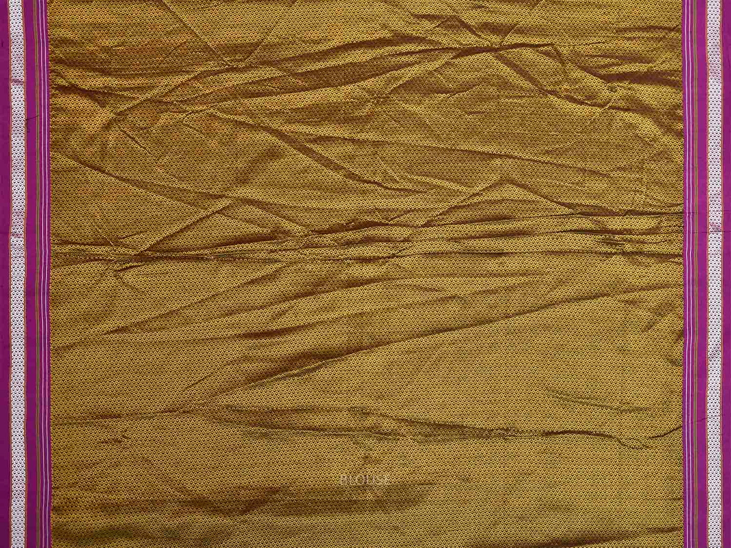 Olive and Purple Jacquard Cotton Viscose Blouse with Border Design 1mt Length 45 Inches Width BL0029