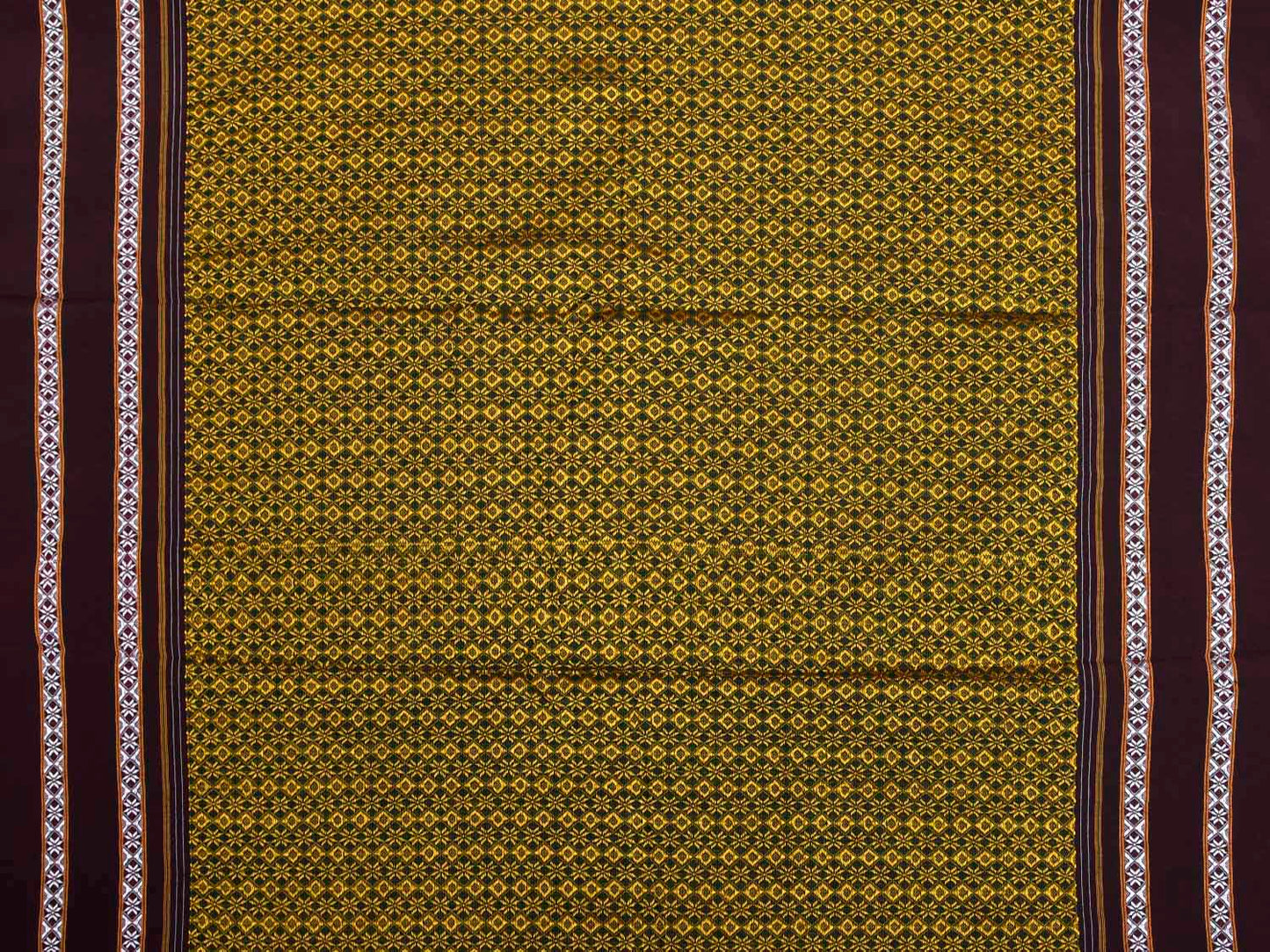 Yellow and Maroon Jacquard Viscose Blouse All Over Design Length 1mt Width 31 Inches BL0098