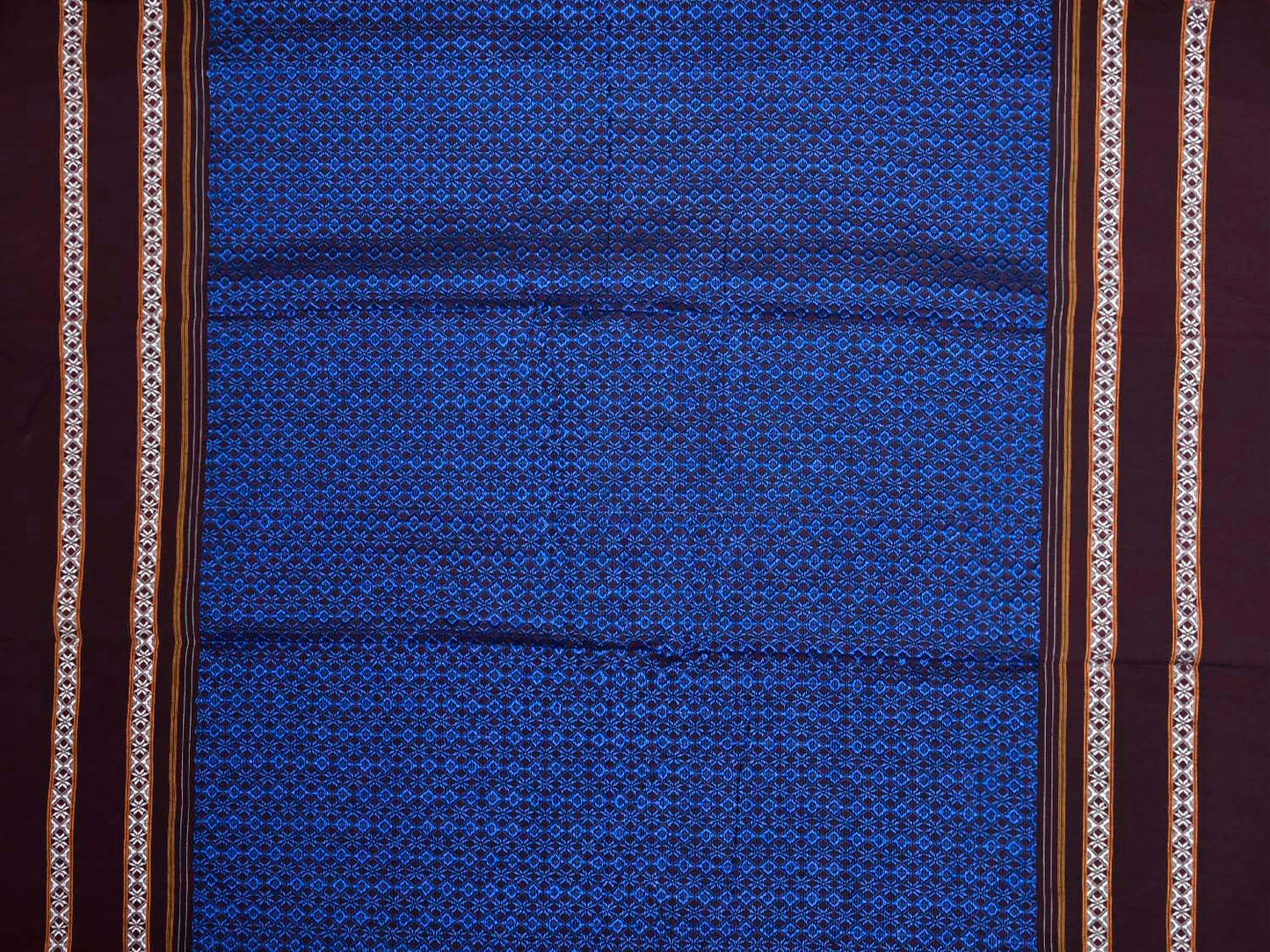 Blue and Maroon Jacquard Viscose Blouse All Over Design Length 1mt Width 31 Inches BL0102