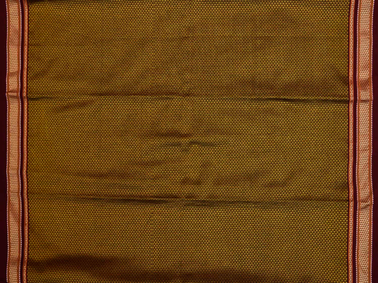 Yellow and Maroon Jacquard Viscose Blouse with Border Design Length 1mt Width 31 Inches BL0106