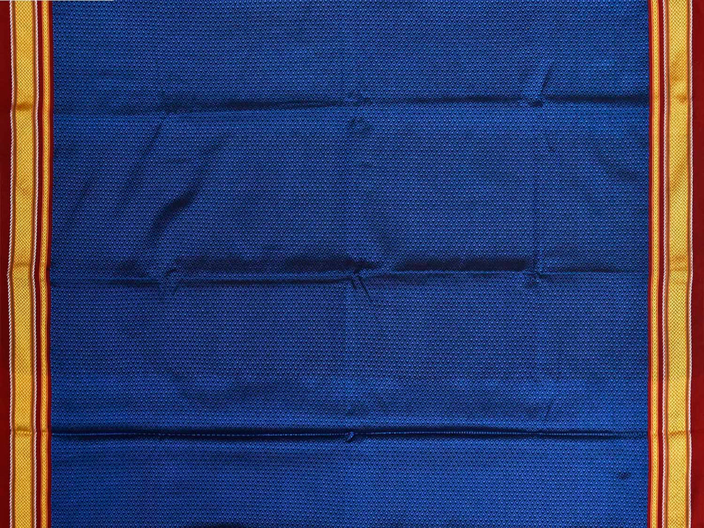 Blue and Maroon Jacquard Viscose Blouse with Contrast Border Design Length 1mt Width 31 Inches BL0178