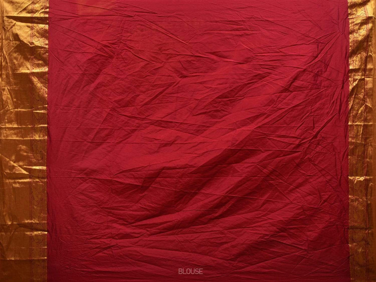 Black and Maroon Bandhani Kanchipuram Silk Handloom Saree with Buta Design bn0253
