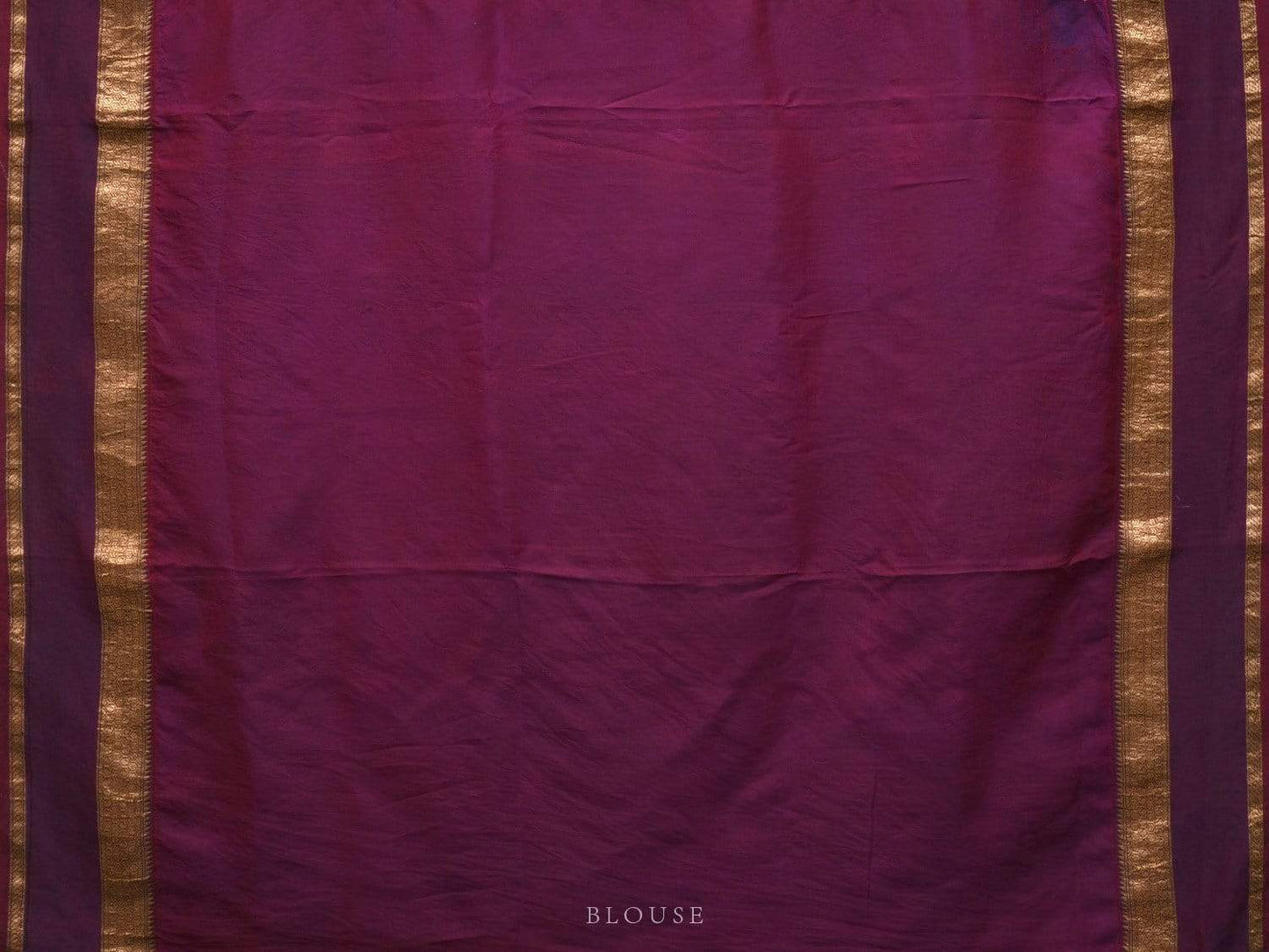 Black and Purple Kalamkari Hand Painted Gadwal Silk Handloom Saree with Big Floral Design KL0421