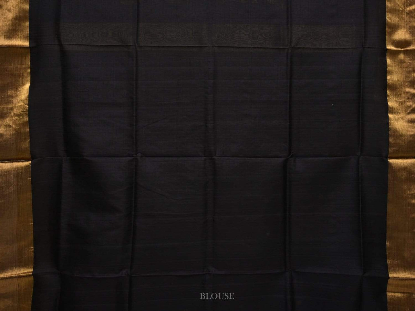 Black Uppada Silk Handloom Saree with Birds Pallu Design u1695