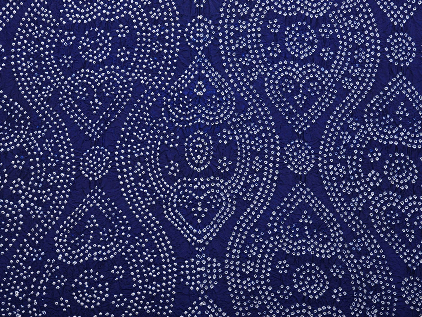 Blue Bandhani Kanchipuram Silk Handloom Dupatta with Border and Body Design ds2634