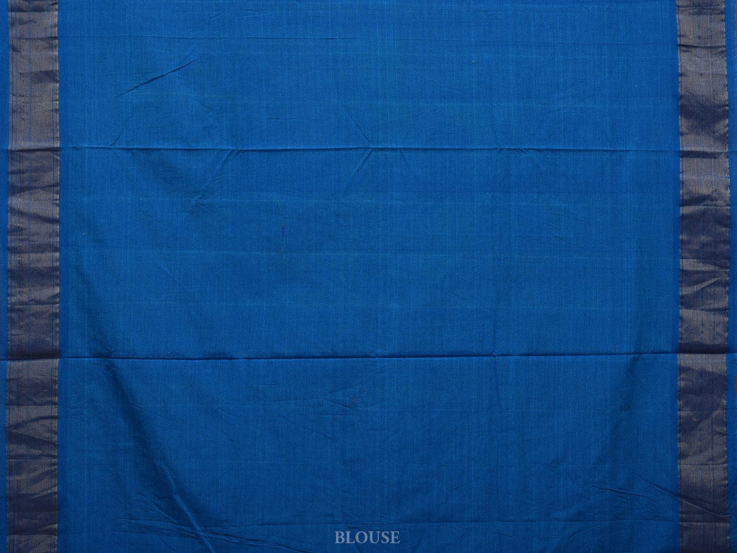 Blue Paithani Cotton Handloom Saree with Parrots Pallu Design p0469