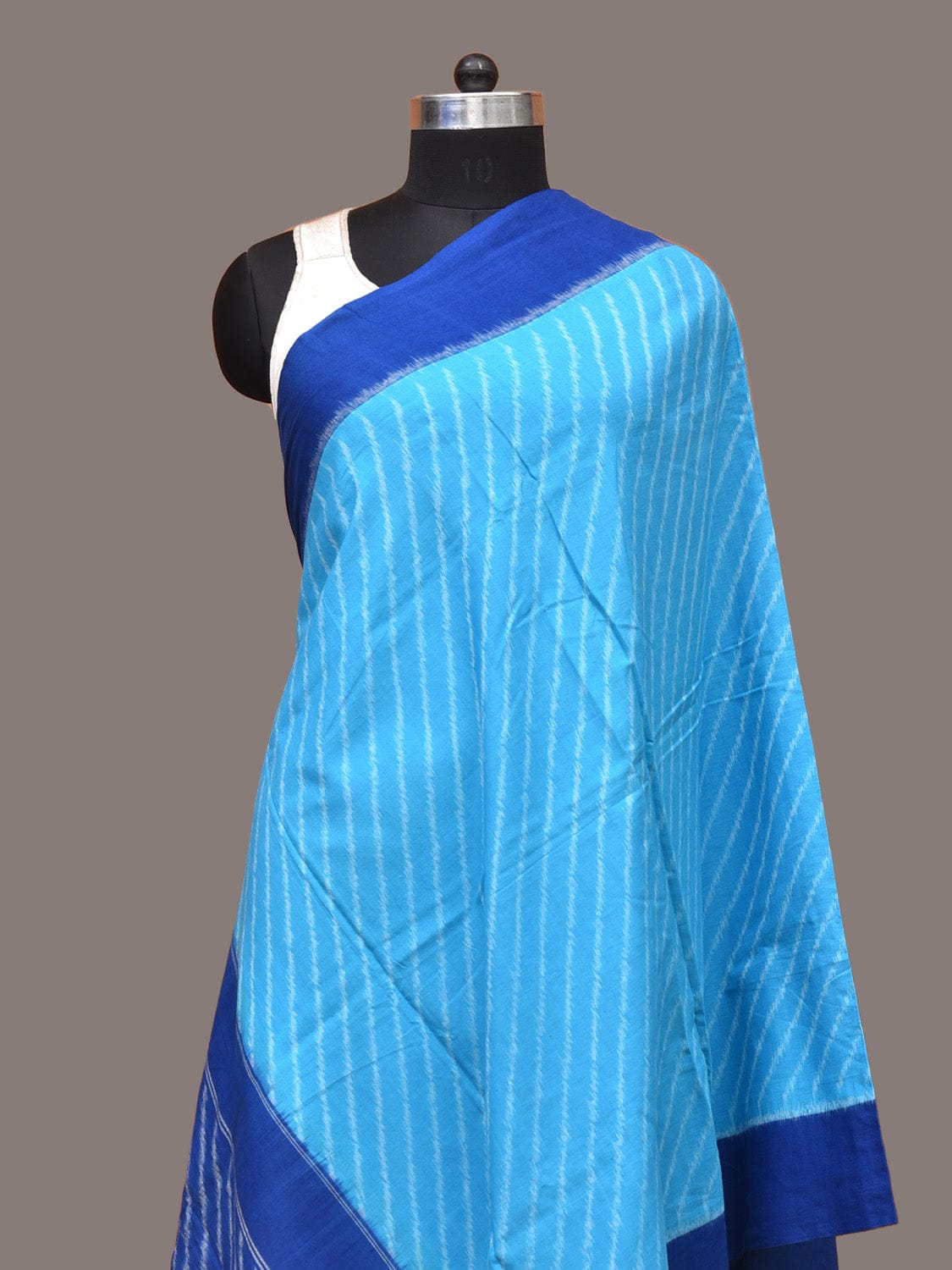Blue Pochampally Ikat Handloom Dupatta ds1224