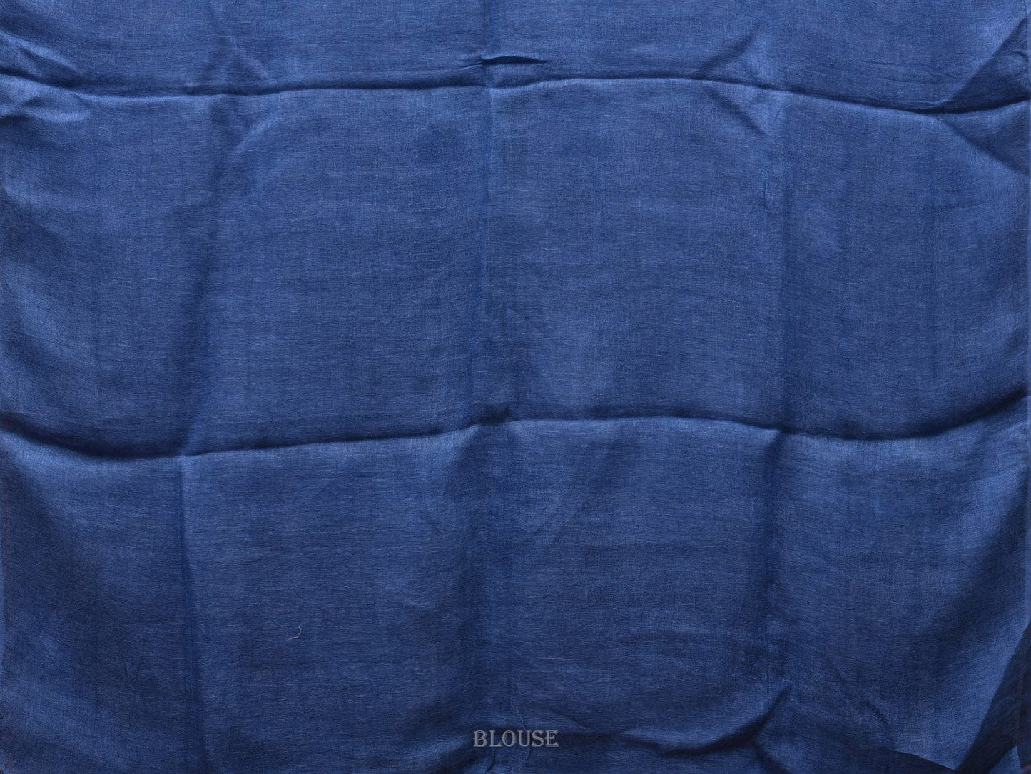 Blue Shibori Linen Saree with All Over and Pallu Design o0312