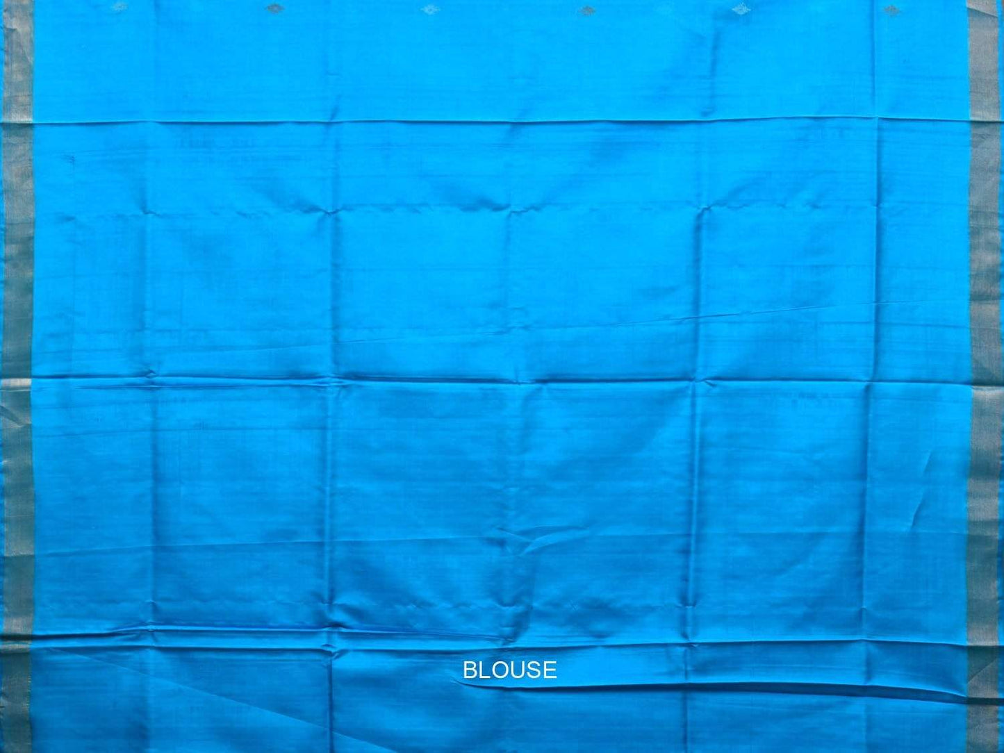 Blue Uppada Silk Handloom Saree with Assorted Buta Pallu Design u1739