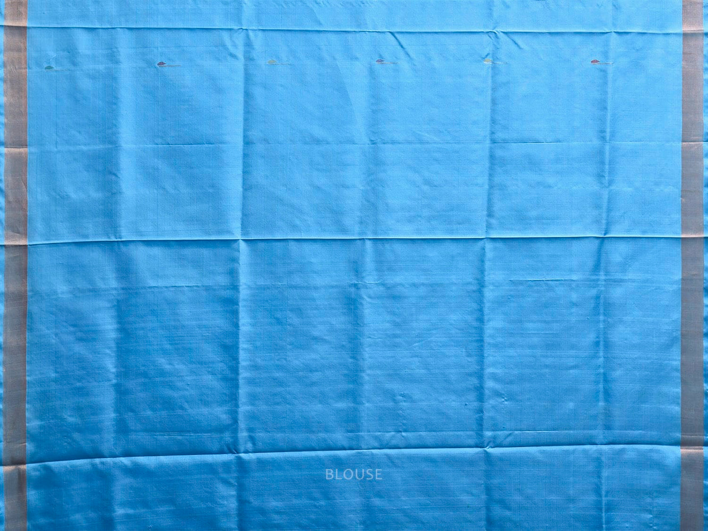 Blue Uppada Silk Handloom Saree with Floral and Birds Pallu Design u2346