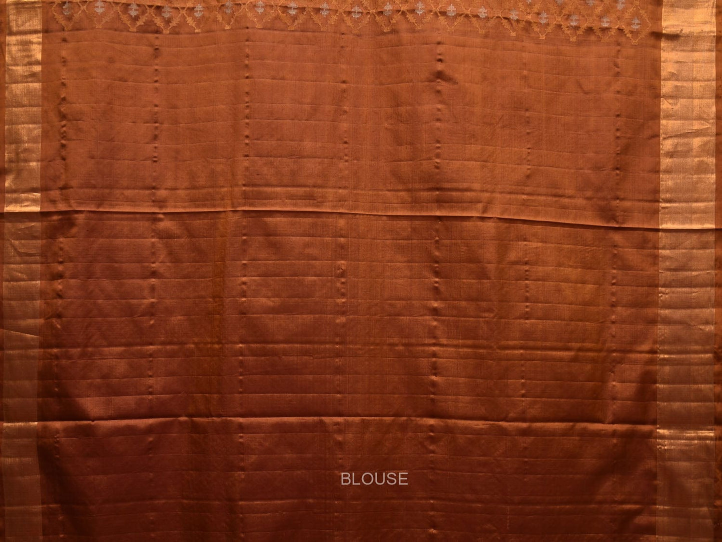 Brown Uppada Silk Handloom Saree with All Over Jamdani Design u1995