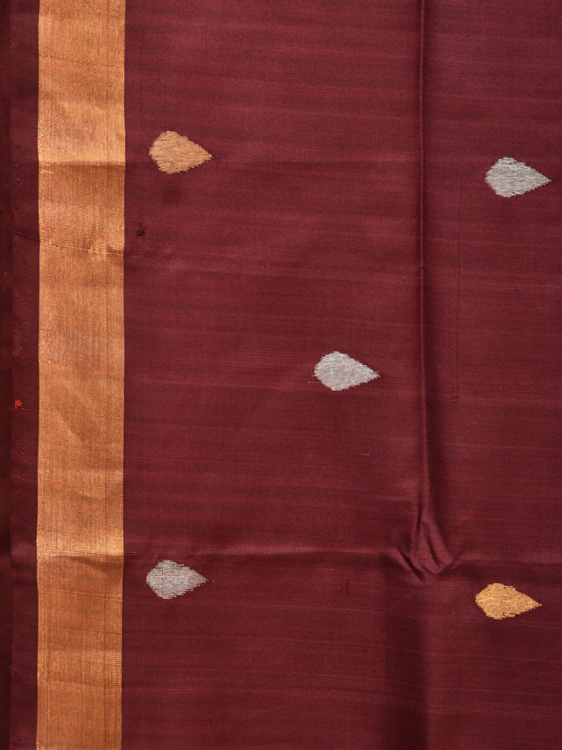 Brown Uppada Silk Handloom Saree with Bird and Jamdani Pallu Design u1999