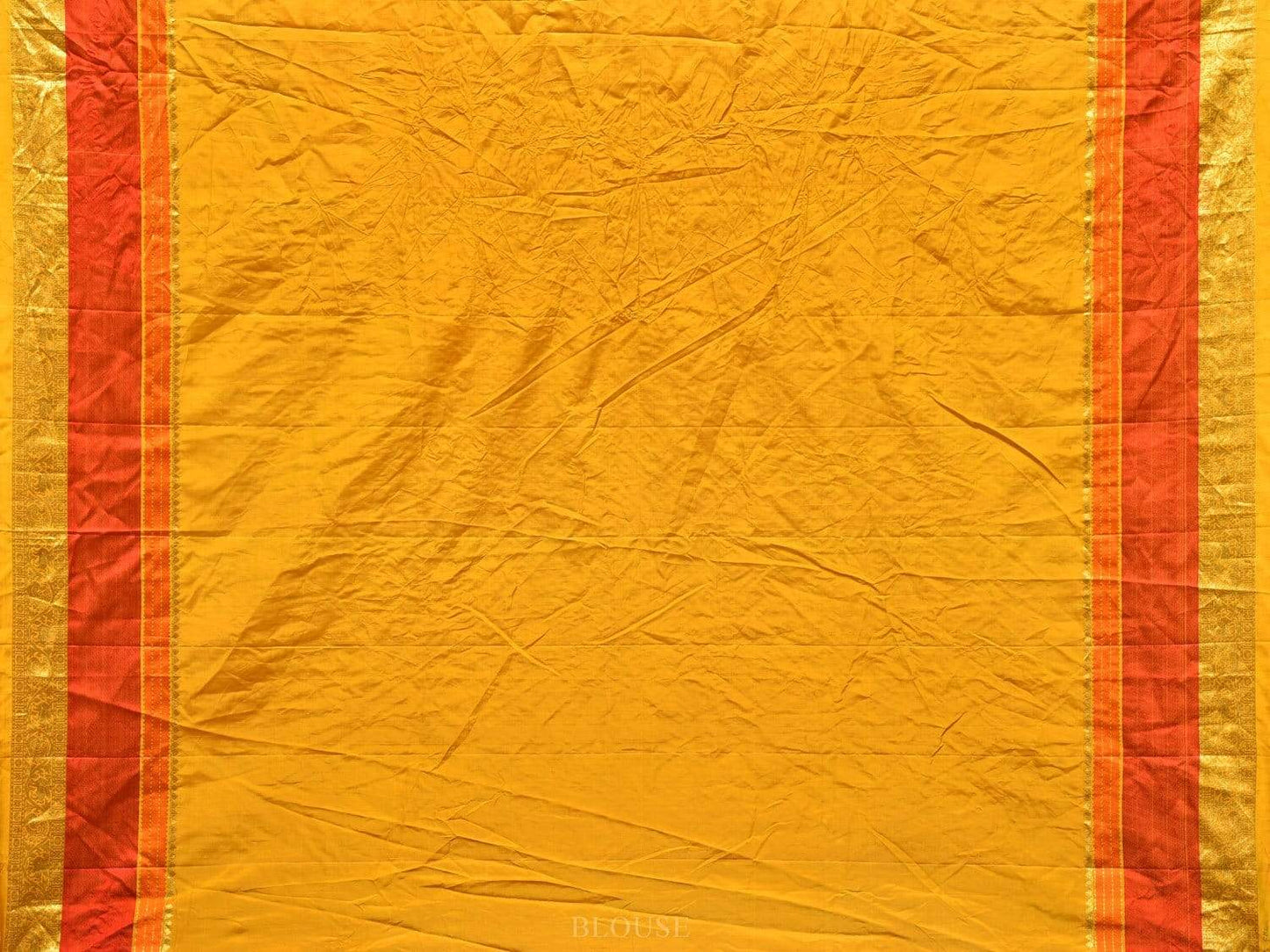 Burgundy and Yellow Bandhani Kanchipuram Silk Handloom Saree with Mango Buta Design bn0278
