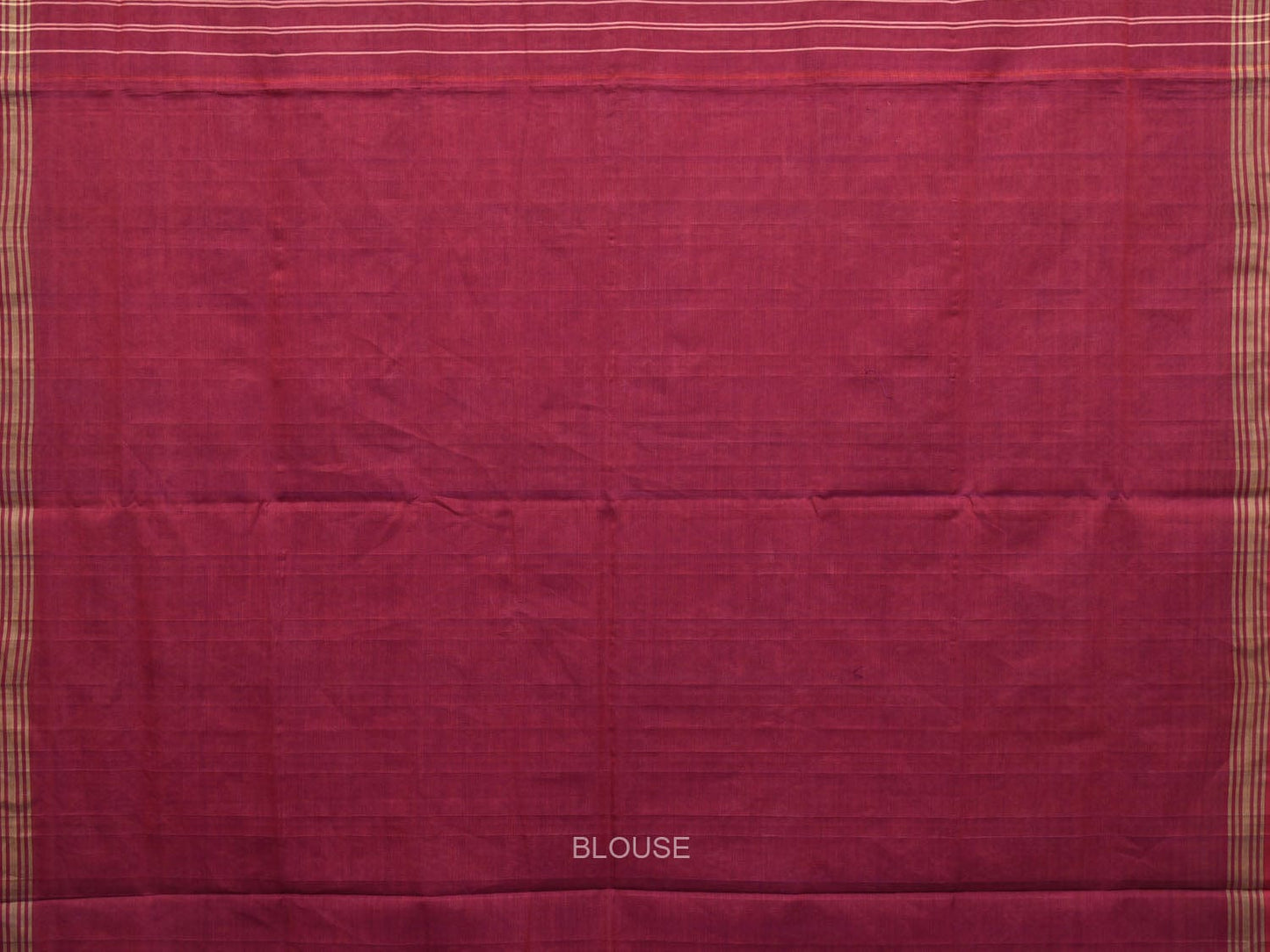 Burgundy Pochampally Single Ikat Cotton Handloom Saree with All Over Design i0745