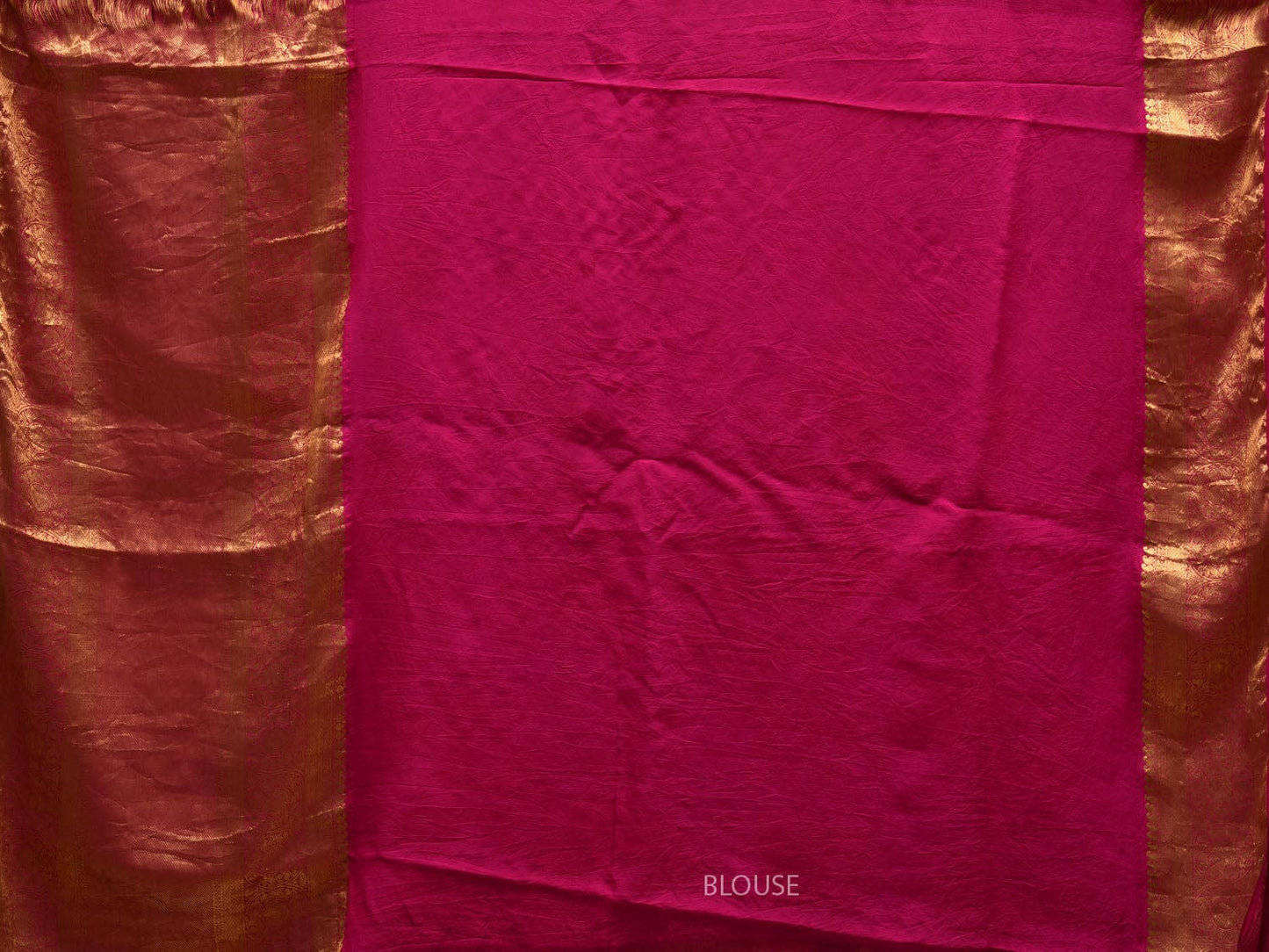 Cream and Pink Kalamkari Hand Painted Kanchipuram Silk Handloom Saree with Floral Design KL0603