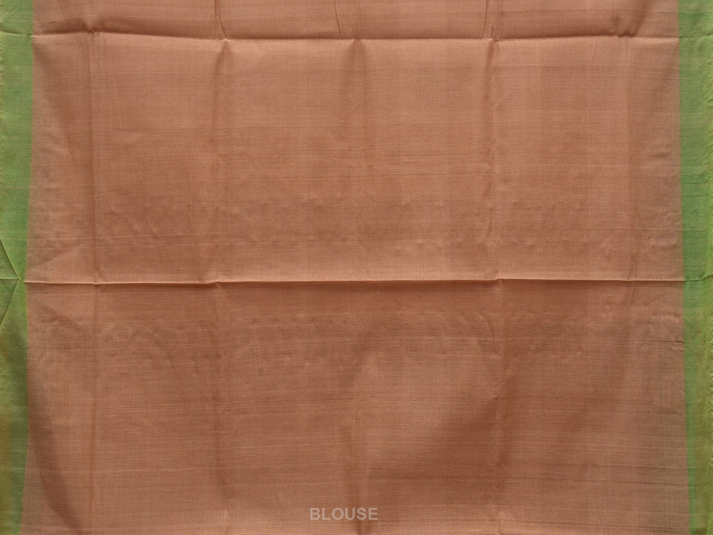 Cream Khadi Cotton Handloom Plain Saree with Temple Border Design kh0578