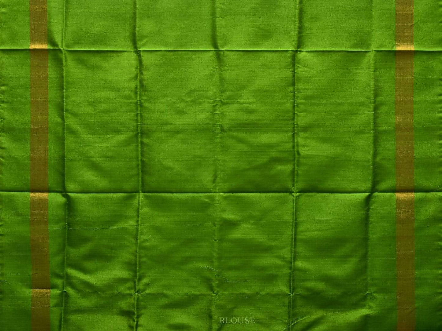 Dark Blue and Green Uppada Silk Handloom Plain Saree with Contrast Pallu u1794