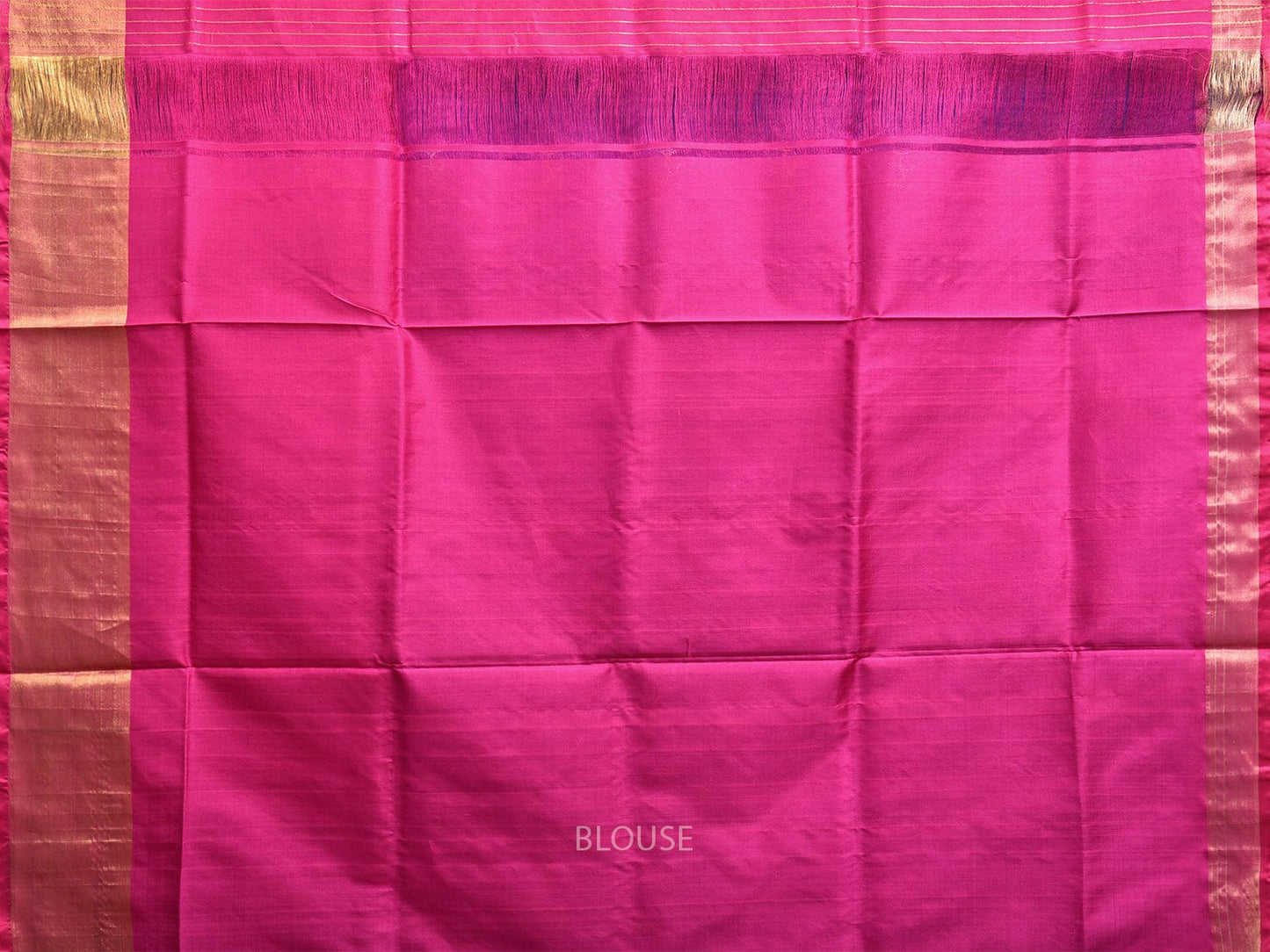 Dark Blue and Pink Uppada Silk Handloom Saree with Body Buta Design u2309