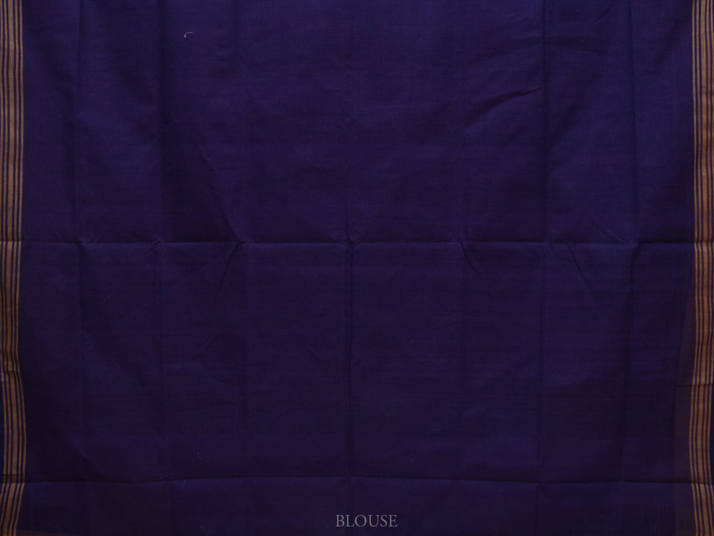 Dark Blue Ikat Cotton Handloom Saree with All Over Design i0711