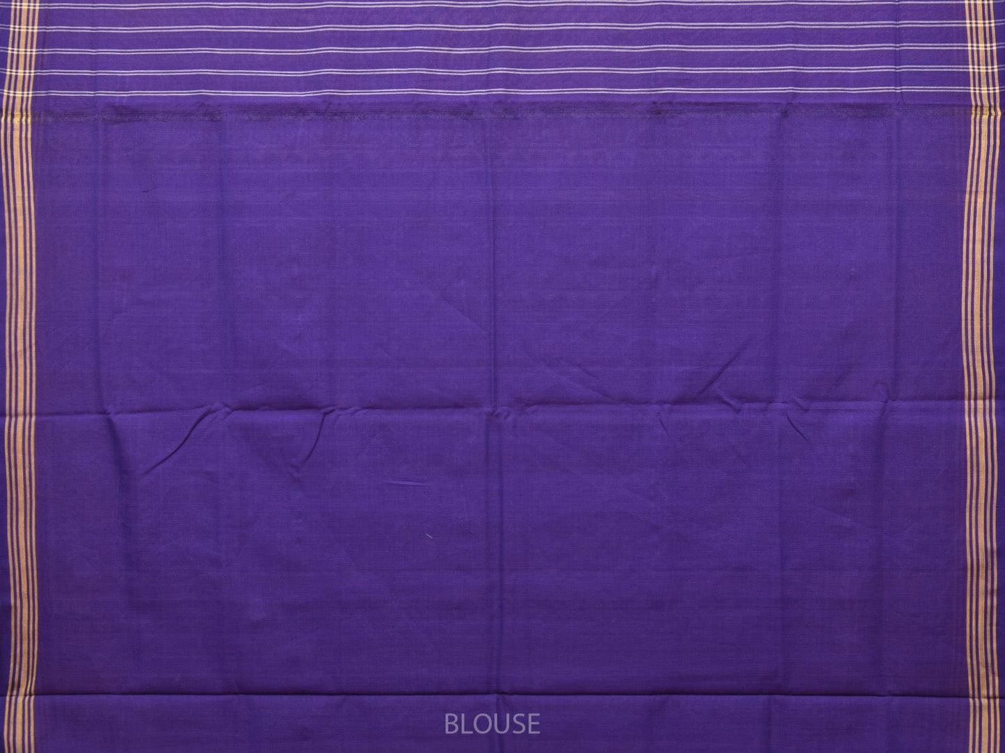 Dark Blue Ikat Cotton Handloom Saree with All Over Grill and Border Design i0786