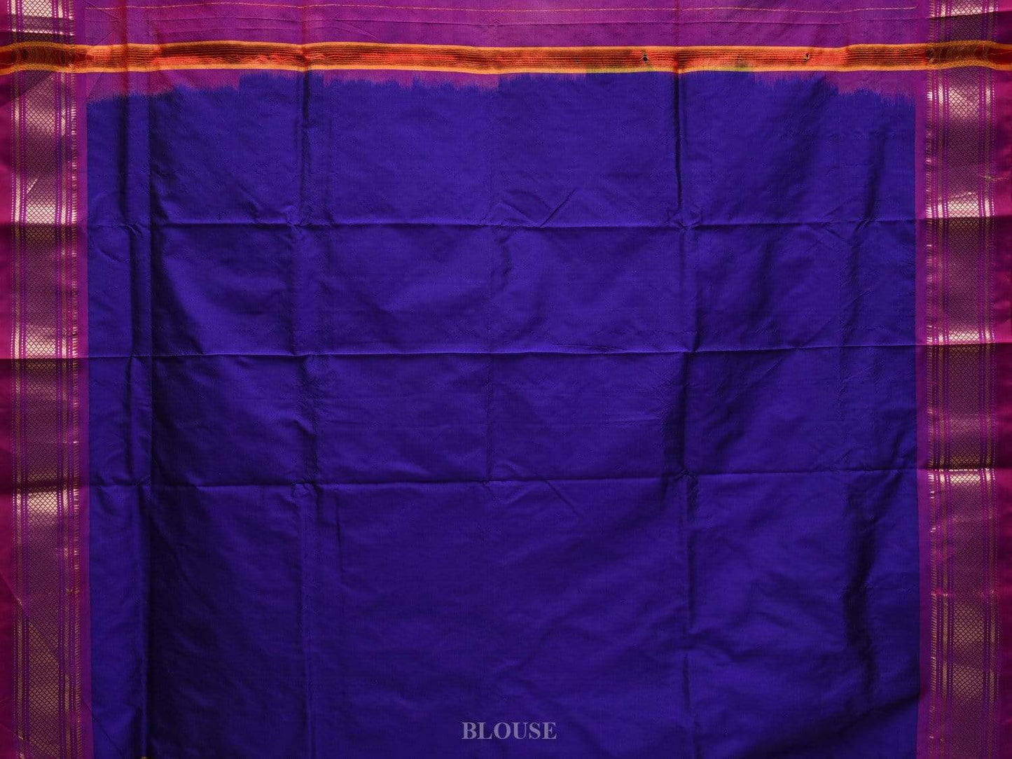Dark Blue Paithani Silk Handloom Saree with Special Pallu Design p0404