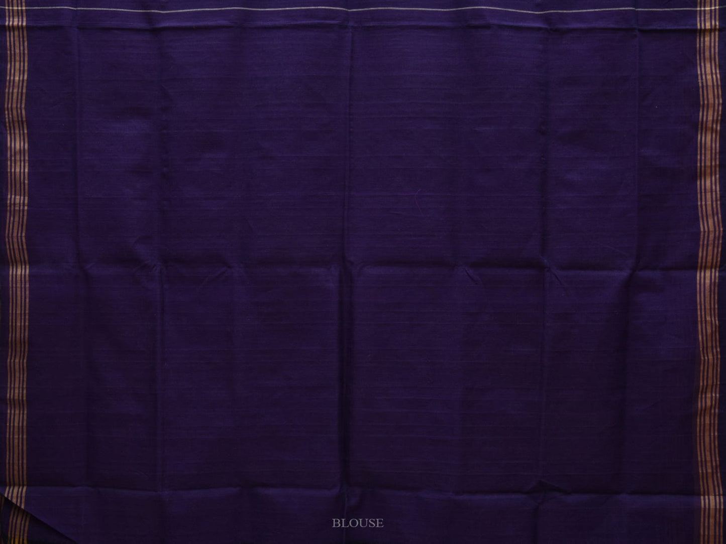 Dark Blue Pochampally Ikat Cotton Handloom Saree with Grill Design i0677