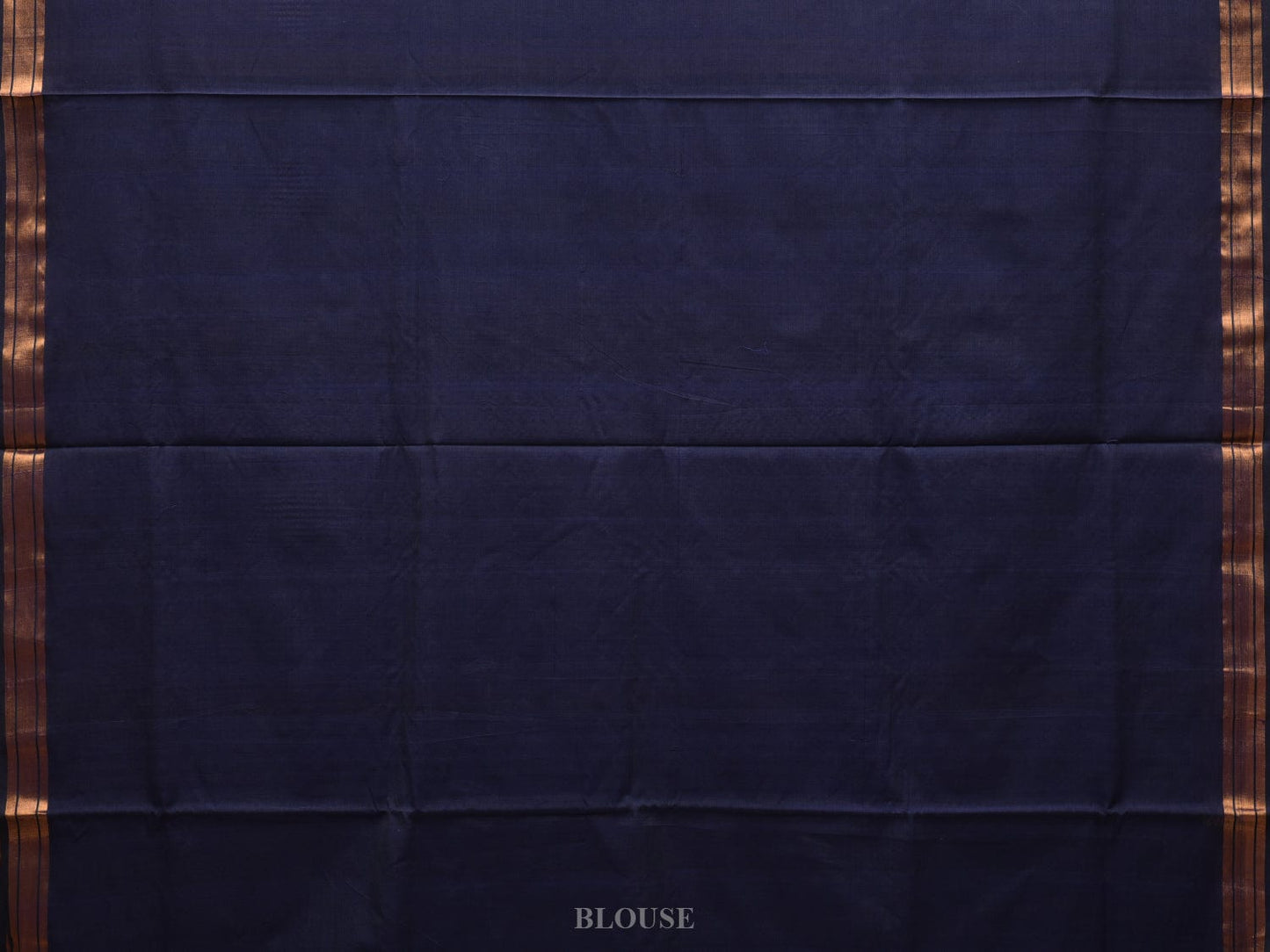 Dark Blue Uppada Cotton Handloom Saree with Mango Pallu Design u1872